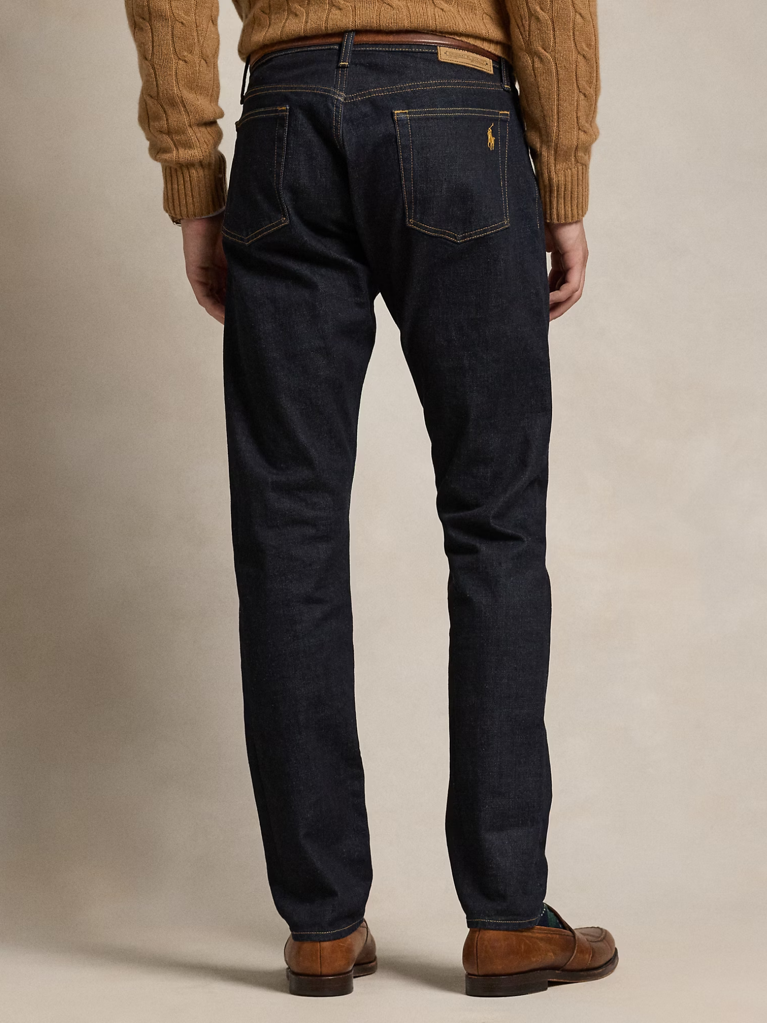 RALPH LAUREN Sullivan Slim Polo Pony Stretch Jeans Rinse Stretch Navy