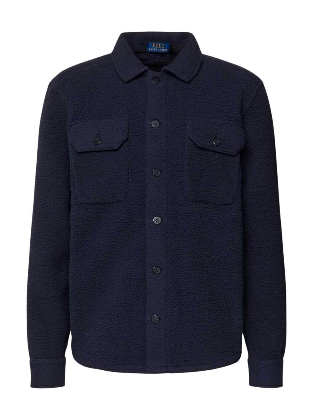RALPH LAUREN Pile Fleece Overshirt Navy