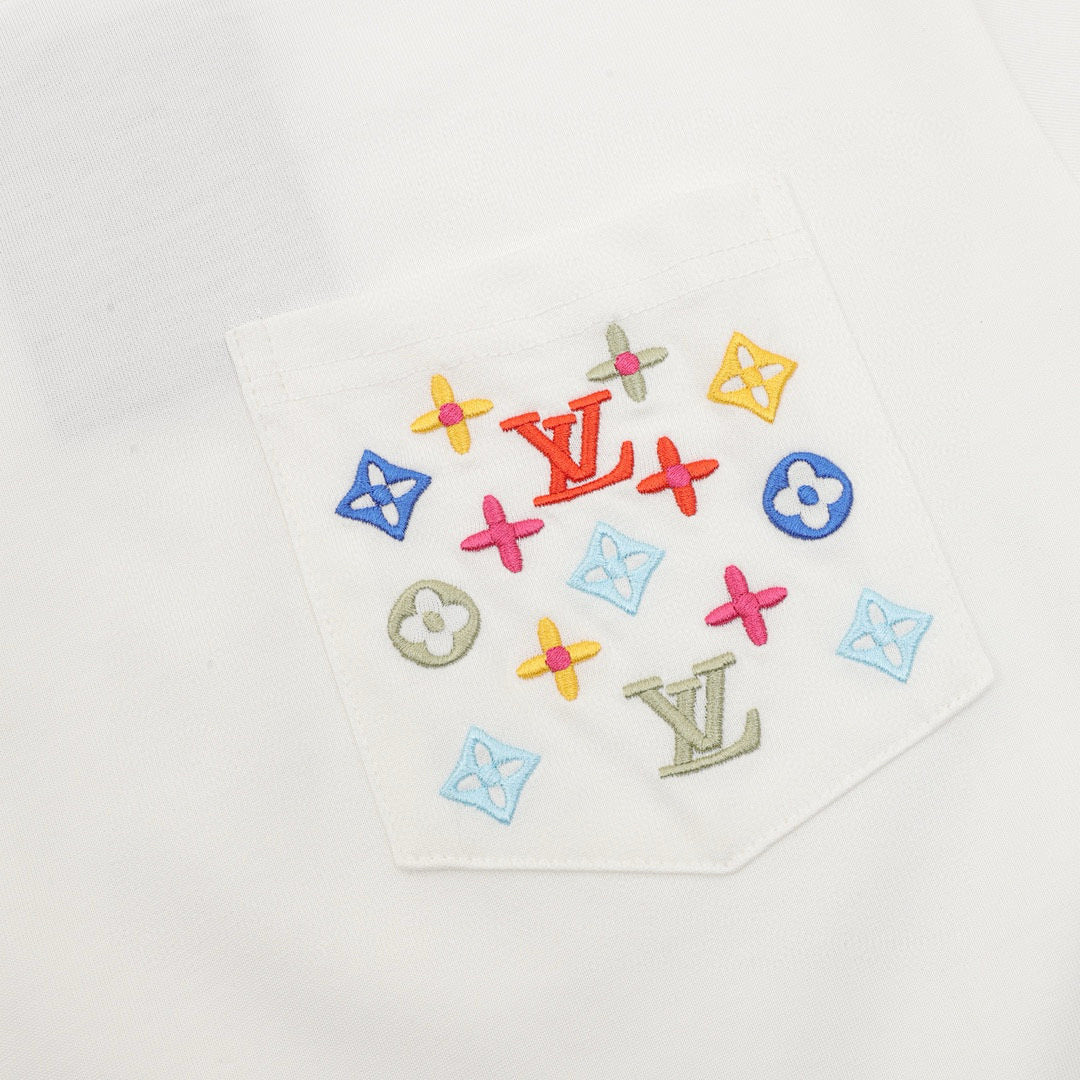 Louis Vuitton Streetwear T-Shirt Men’s Casual Crewneck – Brand New Full Packaging