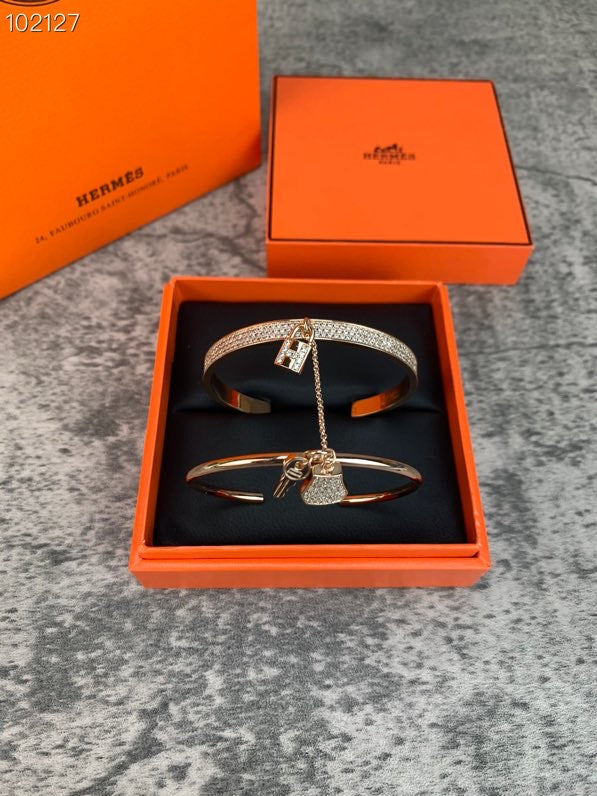 18K Kelly Hermes Cadenas Bracelet