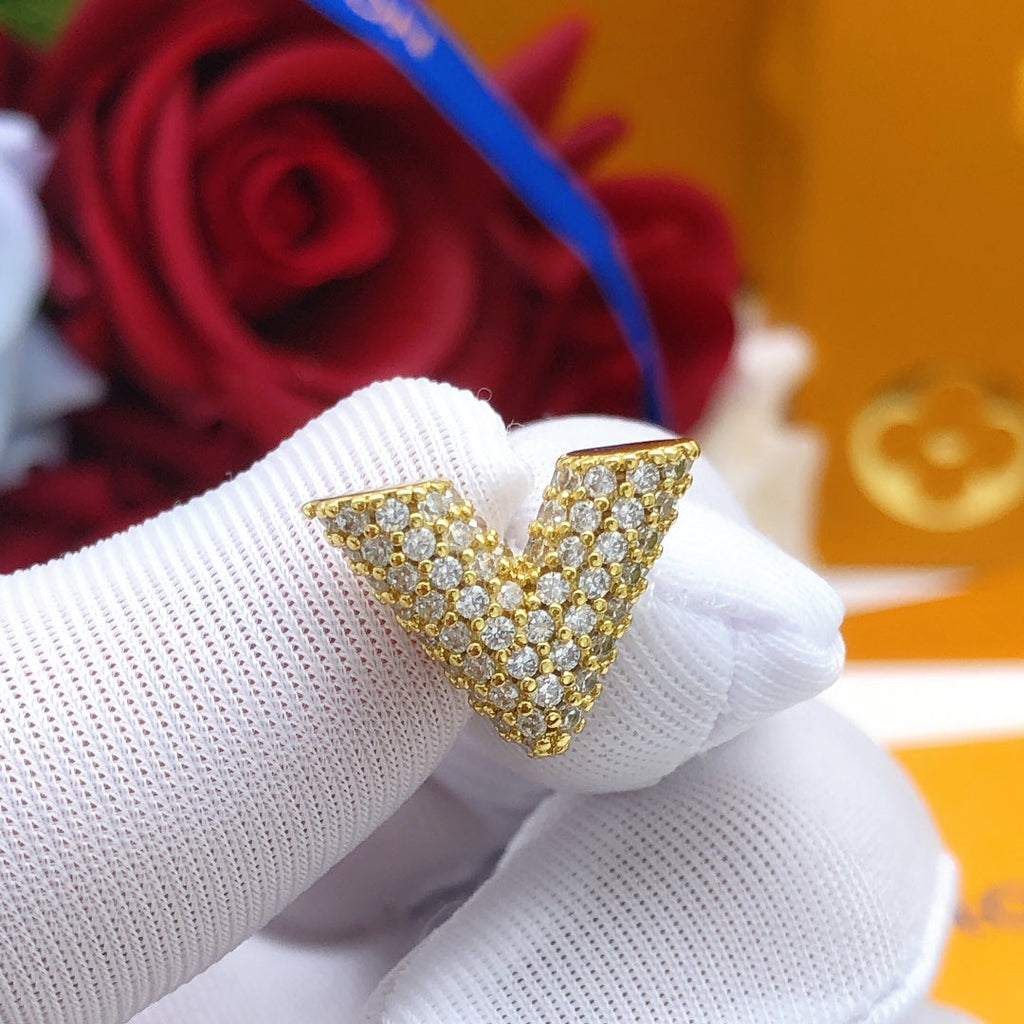 18K Louis Vuitton Diamonds Earrings